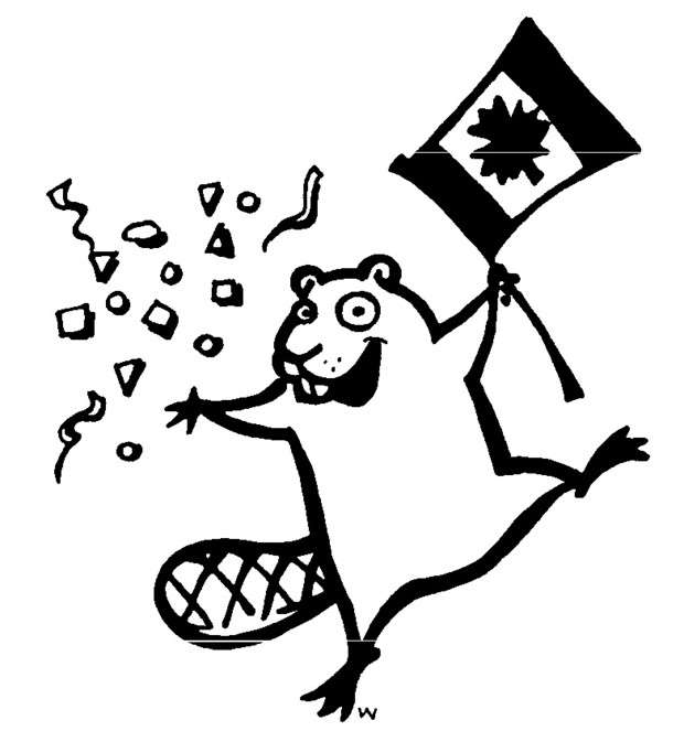 Dancing Beaver Canada Day