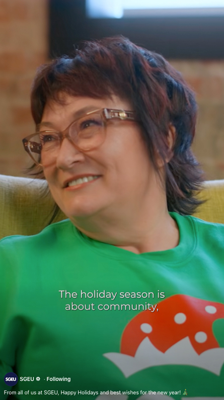 Saskatchewan Government and General Employees' Union (SGEU)<br><b><a target="_blank" href="https://www.facebook.com/reel/1160845476262533">Watch Video</a></b>